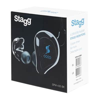 Stagg SPM-435 4-Driver In Ear Monitors - Transparent image 8