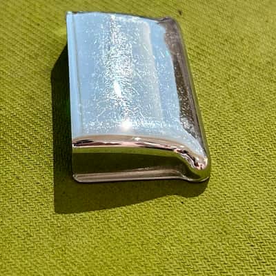 Fender Stratocaster Bridge Cover 1970s Chrome image 4