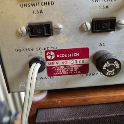 Acoustech IV 1960's image 6