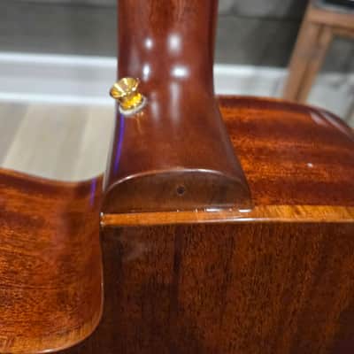 Solid wood! Alvarez Masterworks Cutaway Dreadnought with Electronics 2010s - Shadowburst image 4