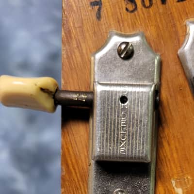 Vintage RARE 1957 Gibson Skylark Model EH-500 Korina Wood Lap Steel Guitar New Strings Pro Setup Wood Case image 7