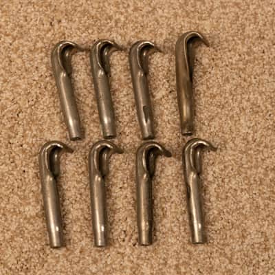 Vintage Bass Drum Single Tension Claws / Collar Hooks (8) Lot #E6 image 3