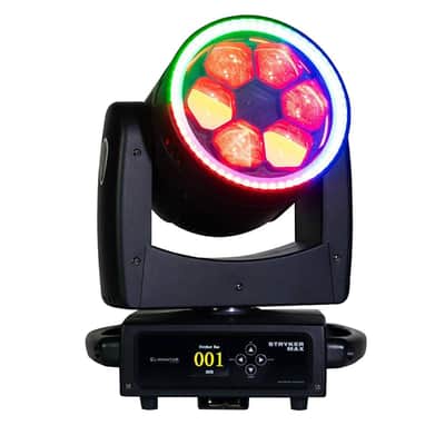 Eliminator Lighting STRYKER MAX 6 x 40W Quad RGBW LED Moving Head Lights Pair Pack image 2