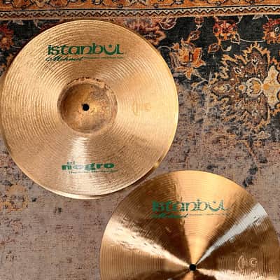 Istanbul Mehmet Horacio EL Negro Hernandez 14” Hihats BRUSHED FINISH 1064 1270 g IMMACULATE image 3