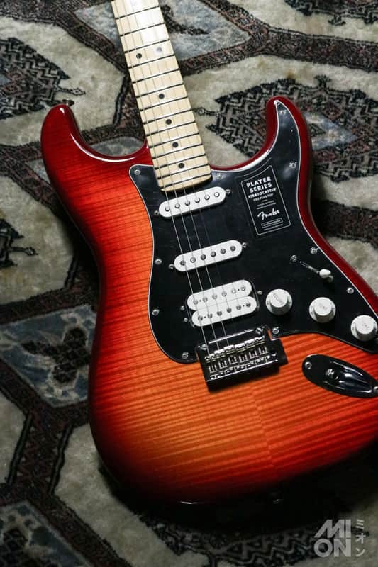 Fender Player Stratocaster HSS Plus Top with Maple Fretboard 2019 - Aged Cherry Burst image 1
