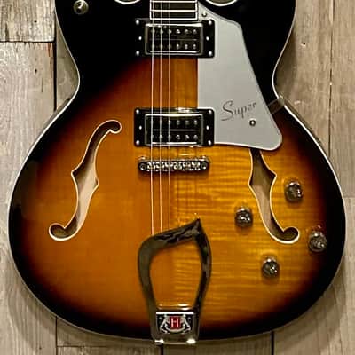New Hagstrom SUVIK-TSB Super Viking Tobacco Sunburst, Gorgeous Guitar, Support Small Biz, Buy Here! image 2