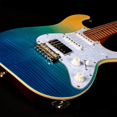Jet JS-450 TBS 450 Series Basswood Flamed Maple Top Body Canadian Roasted Maple Neck 6-String Electric Guitar image 6