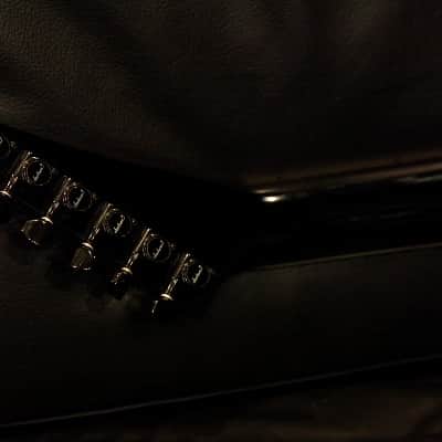 Jackson USA Custom Shop Explorer '94 ex. Marty Friedman (Megadeth era) Transblack Quilt Top image 9