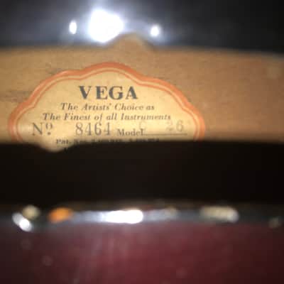 Vega Odell Archtop Electric Early 1960s Vintage Dark Burst image 8