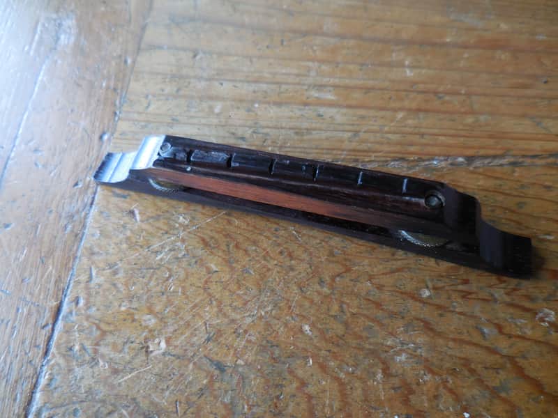 KAY Archtop Rosewood Bridge Adjustable Vintage 1940's-50's image 1