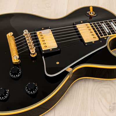 1984 Tokai Love Rock TLC60 Custom Black Beauty, '50s Spec w/ Mahogany Top, Japan image 6