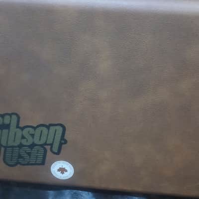Gibson Firebird hardshell case 1990s - Brown with pink lining image 3