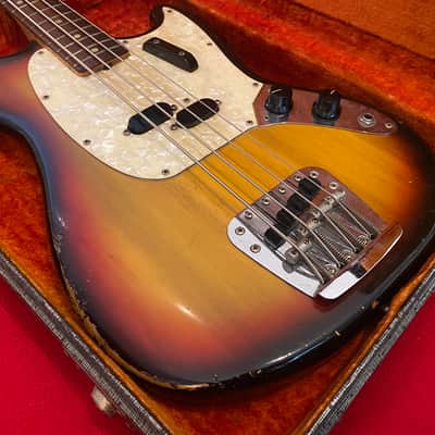 Fender Competition Mustang Bass 1969 - 1973 - Competition Red image 1