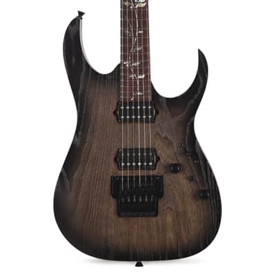 Ibanez RG8620AHAGF RG J. Custom Electric Guitar Anvil Gray Burst Flat (Serial #210001F2533829) image 2