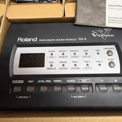 Roland TD-3 Drum Sound Module 2004 - 2009 - Black image 3