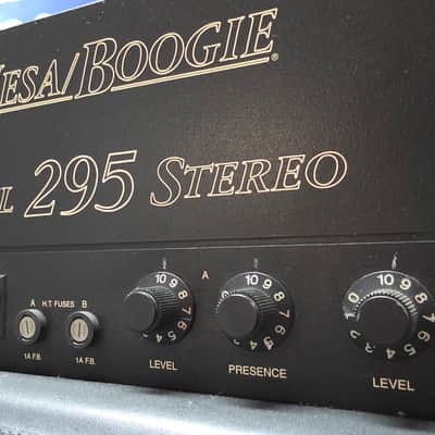 1989 Mesa Boogie Simul-Class 295 Stereo 2x95 Watt 2x30 Watt Pro Artist Studio Recording Rig Guitar Power Amplifier Preamp Preamplifier Head Rack Mount Mounted Racked Vintage 80s American USA 2 Two Channel image 5