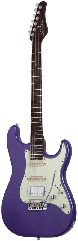 Schecter Nick Johnston Traditional HSS 10th Anniversary Atomic Violet image 1