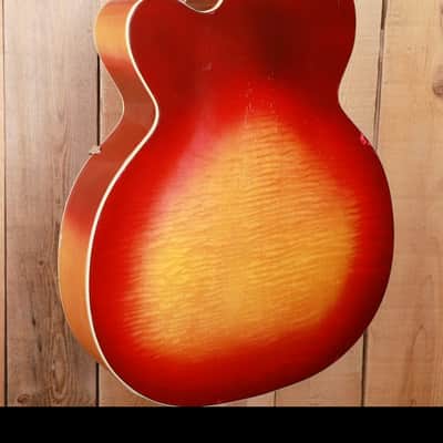 Silvertone Aristocrat 1356 1950s - Red to Gold Sunburst image 2