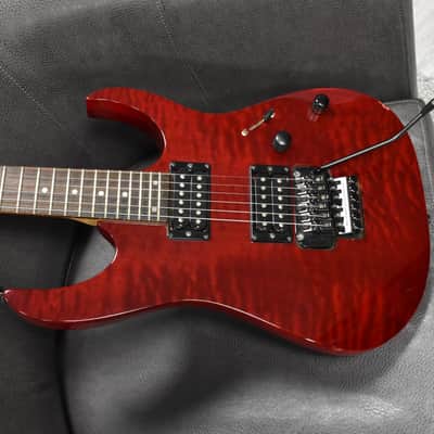 Ibanez RG 320 QS - 2000 Red Wave gloss with Floyd Rose image 17