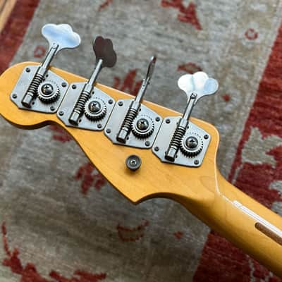 2008 Fender American Vintage '57 Precision Bass - White Gold image 5