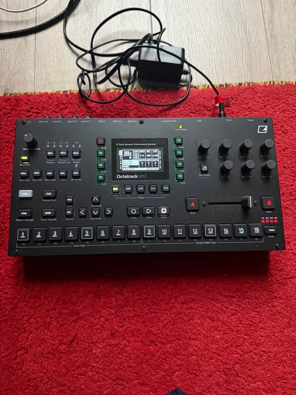 Elektron Octatrack MkII Dynamic 8-Track Performance Sampler 2017 - 2021 - Black image 1