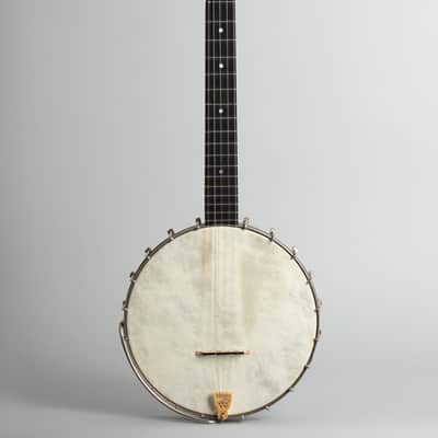 Fairbanks No. 0 5 String Banjo (1905), ser. #22907, black tolex hard shell case. image 1