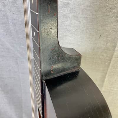 Oahu Hawaiian Guitar 1940s Sunburst Lap Steel Slide Acoustic Square Neck w/ Original Case image 19
