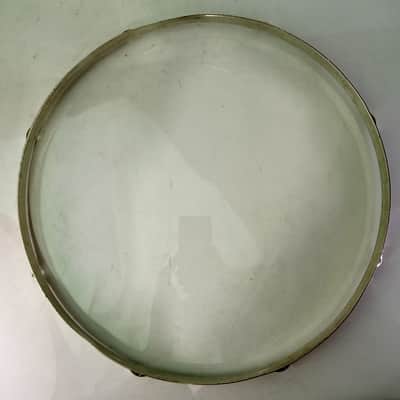 Leedy/Ludwig 15"Brass Double-Flange Snare Drum/Tom Rim/Hoop Stick-Chopper NOB US image 5