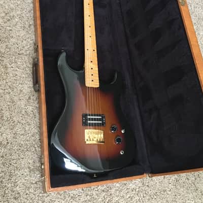 1981 Kramer Pacer Guitar Tobacco Burst "Strat Head" in excellent condition with OHSC image 15
