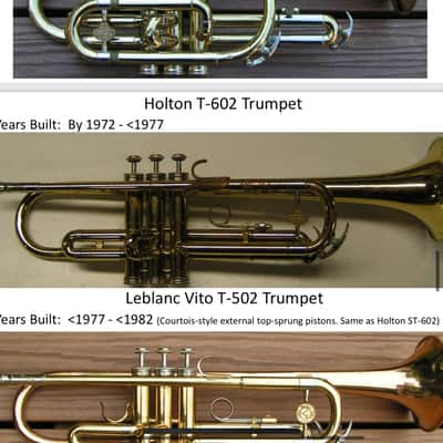 Holton Collegiate C-602 Bb cornet (1966) SN 424848 image 16