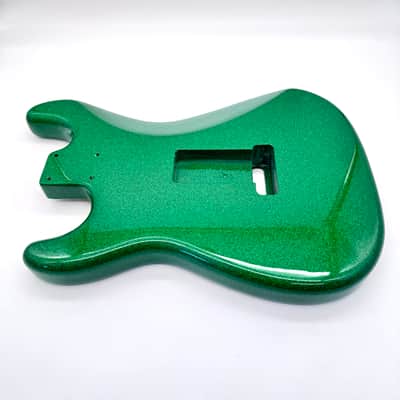 HooDoo Stratocaster Body Alder Sparkle Green hsb6418 image 6