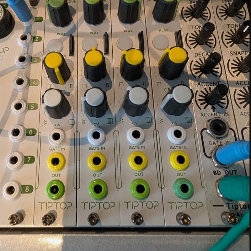 2010s Tiptop Audio One Digital Audio Flux Sample Player Silver