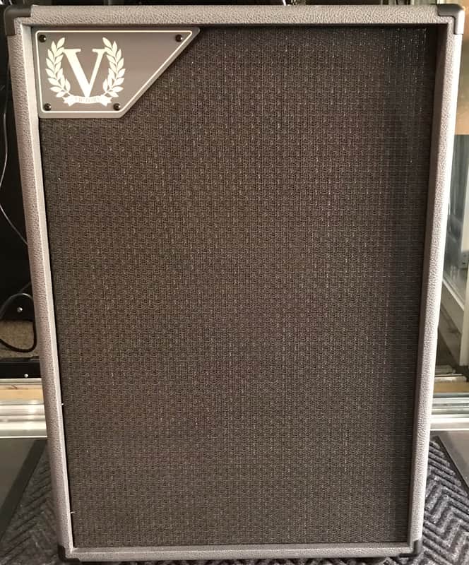 Victory Amps V212-VG Vertical Speaker Cabinet Grey B-Stock image 1