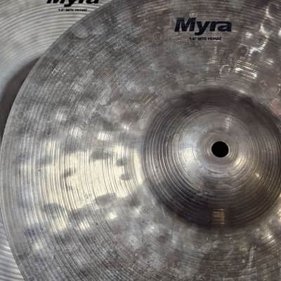 Hi-Hat Cymbals 14" Stagg Myra Bite USED! RKBTE180826 image 2