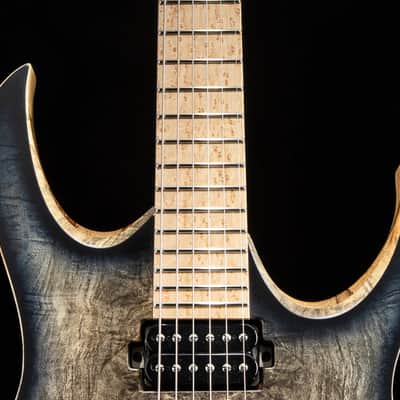 Mayones Duvell Elite 6 B27 Trans Natural Black Burst Satin image 9