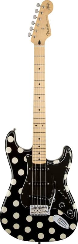 Fender Buddy Guy Standard Stratocaster Electric Guitar Polka Dot w/ Gigbag