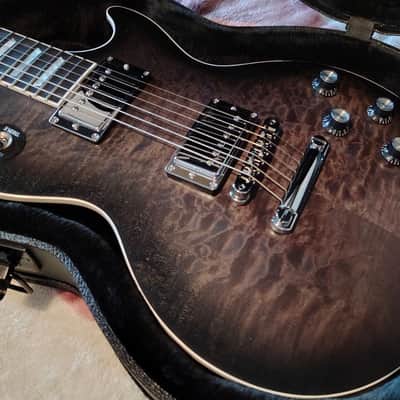 Gibson Mark Morton Signature Les Paul Modern Quilt 2026 - Translucent Ebony Burst Satin image 3