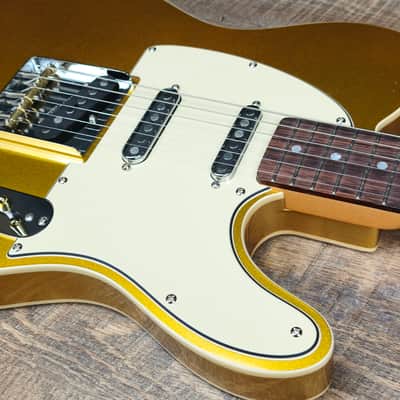 MyDream Partcaster Custom Built - Gold Nashville Quarter Pound Freeway image 5