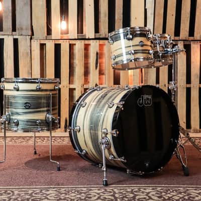 DW Exotic Performance Black Poplar Drum Set - 22,10,12,16 - SO#1157513 image 1