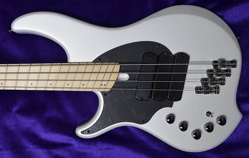 Dingwall NG-3 (4 String) LEFTY, Ducati Pearl White / Maple *IN STOCK! image 1