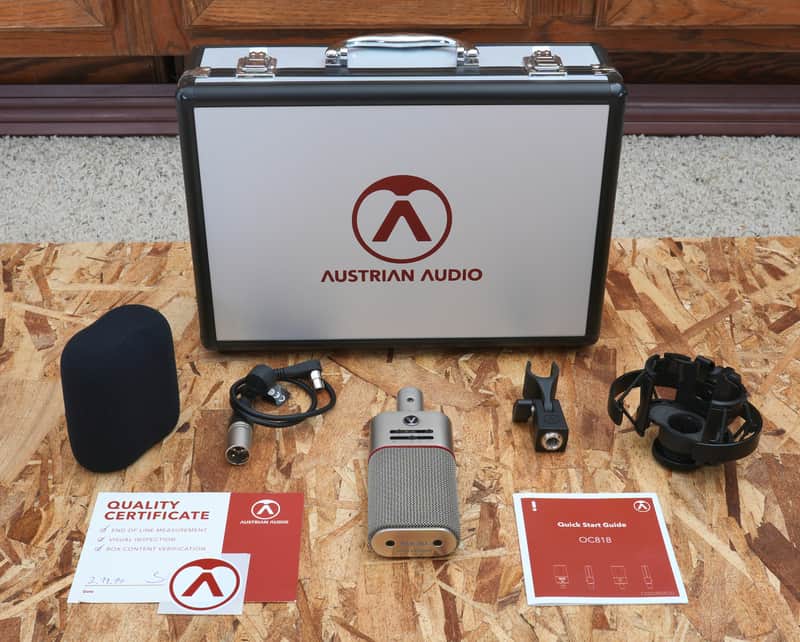 Austrian Audio OC818 Microphone - Silver - Studio Set image 1