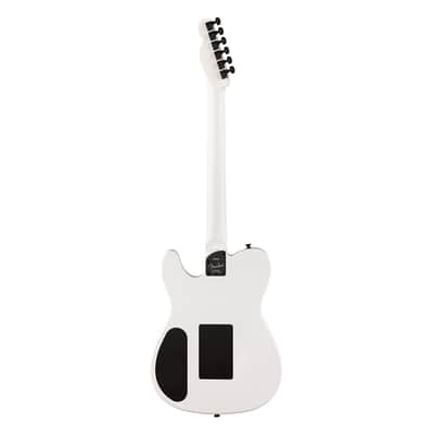 Used Fender Jack White Triplesonic Acoustasonic Tele - Satin Arctic White/Black image 8