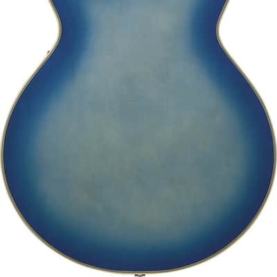 Ibanez George Benson Signature 6 String Hollow Body Electric Guitar - Jet Blue Burst (GB10EMJBB) image 10