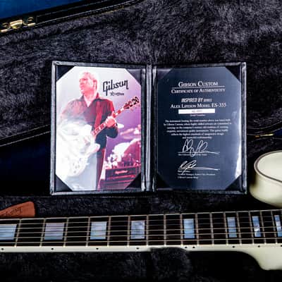 Gibson Custom Alex Lifeson ES-355 - 2008 Limited Edition - Alpine White - Serial No. AL 093 image 17