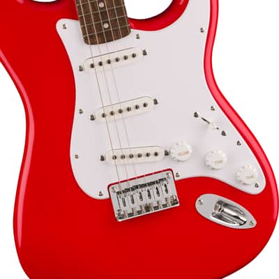 Squier Sonic® Stratocaster® HT, Laurel Fingerboard, White Pickguard, Torino Red image 3