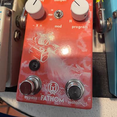 Walrus Audio Fathom Multi-Function Reverb Limited Edition - Coral Series 2022 - Coral image 2