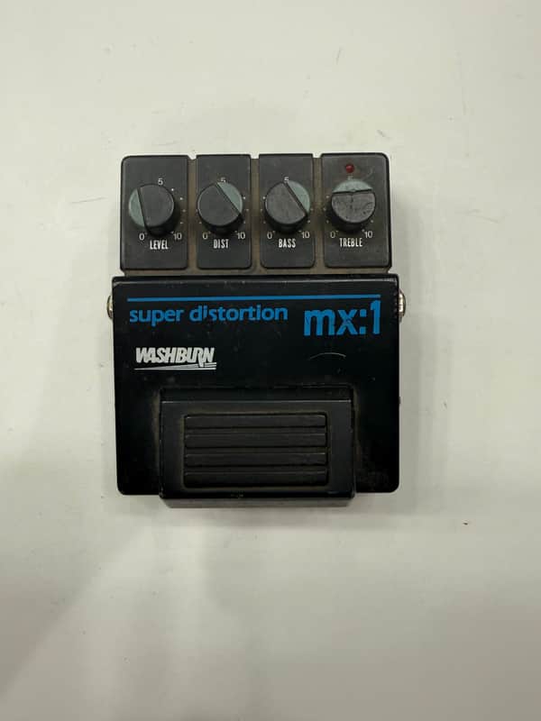 Washburn MX:1 Super Distortion High Gain Vintage Guitar Effect Pedal *READ* image 1