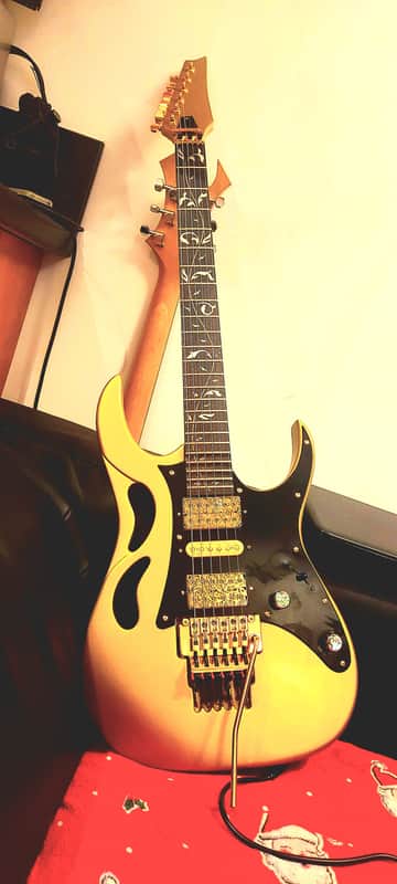 Ibanez Modded RG470 Parts Guitar Pia Sun Dew Gold Insane Mod REPLICA - Please Read Description! image 1