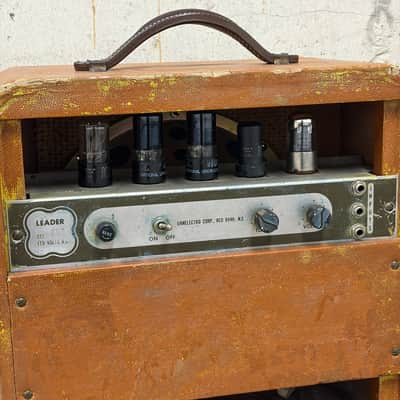 1950s Danelectro Leader Tube Amp - Vintage 1x12 Combo - Serviced & Playing Great image 5