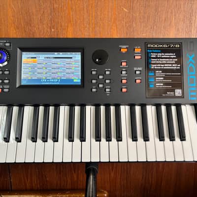 Yamaha MODX6 61 Semi Weighted Key Synthesizer w/ power supply image 3
